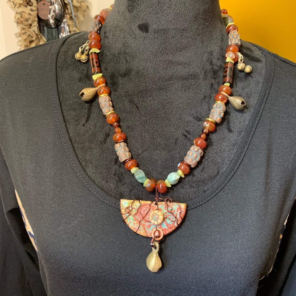 Tribal Necklace by me , Venusian Concepts